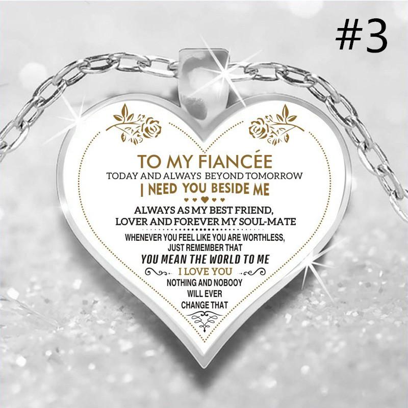 Женская мода в форме сердца подвеска из сплава подарок моей лучшей сестре/хорошему другу/дочери/внучке/жене/сыну Рождественский подарок семейное ожерелье