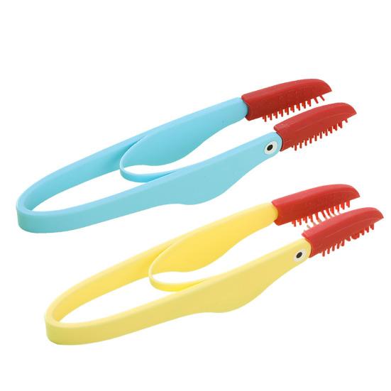 Щетка для ухода за глазами питомца Мягкая силиконовая расческа для удаления слезных пятен Щетка для чистки глаз собаки с нескользящей ручкой Нежный инструмент для ухода за питомцем