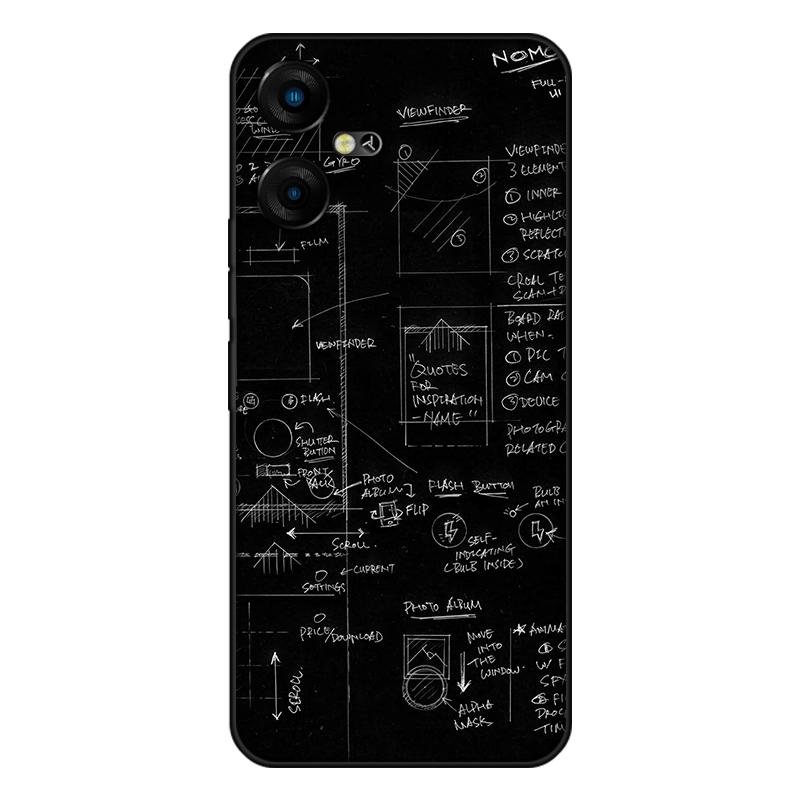 Для Tecno Pova 5 Neo 3 Pova5 Neo3 чехол Мягкая силиконовая задняя крышка чехол для телефона с рисунком Звездное небо