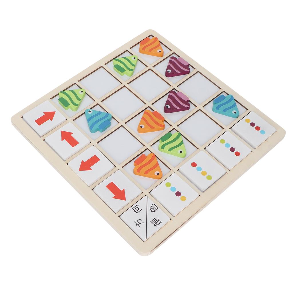 Рыбка Цвет Сопоставление Игра Магнитный Дизайн Безопасный Деревянный Закругленные Края Деревянный Настольная Игра Деревянная Настольная Игра