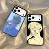 Чехол для телефона Luka A-Alien Stage для iPhone 17,16,15,14,13,12,X,8,Pro,Max,Plus,SE4,Air,Mini HD Черный IMD Матовый