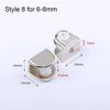 Alloy Nickel Finish Furniture Hardware Shelf Holder Support Panel Bracket Glass Clamp Shelves Clips