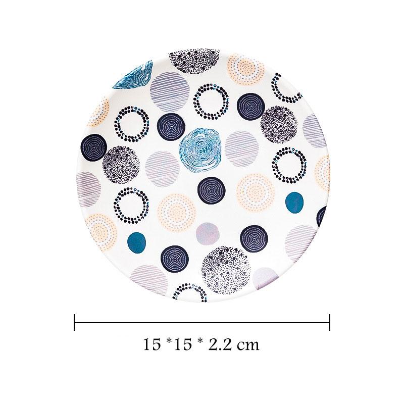 Меламиновая посуда, не содержит БФА, можно мыть в посудомоечной машине 100%, белые меламиновые обеденные тарелки для повседневной трапезы, приема пищи в помещении и на открытом воздухе, вечеринки