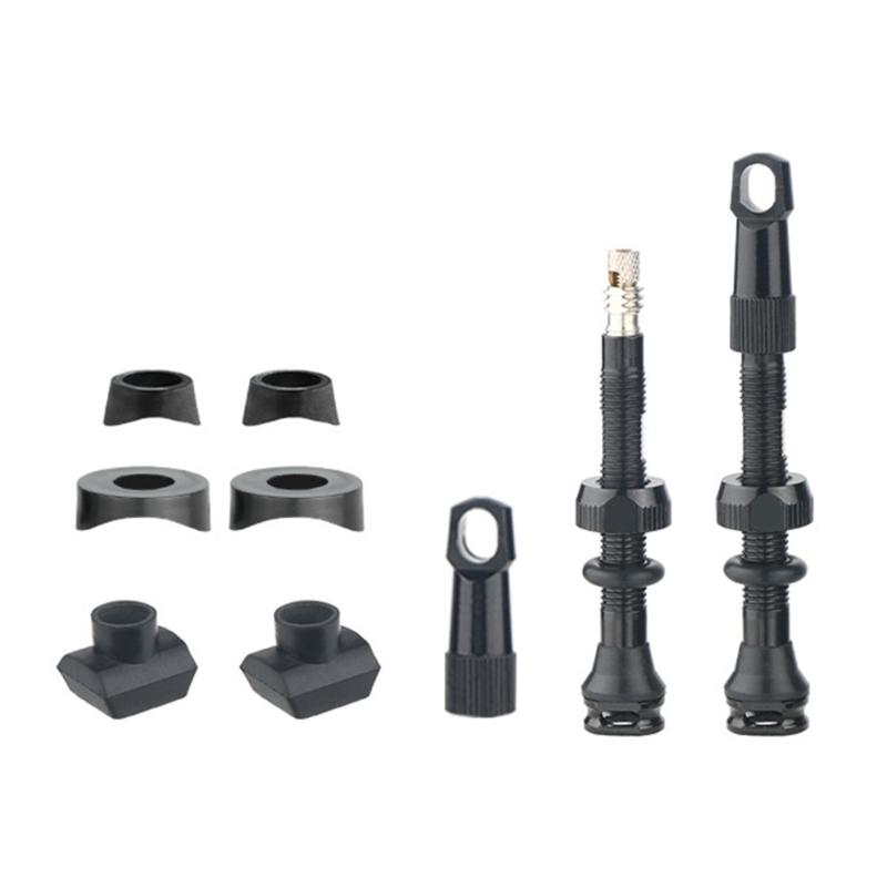 Длинные алюминиевые велосипедные ниппели Легкие велосипедные ниппели Велосипедные бескамерные ниппели Шток для велоспортивного мероприятия