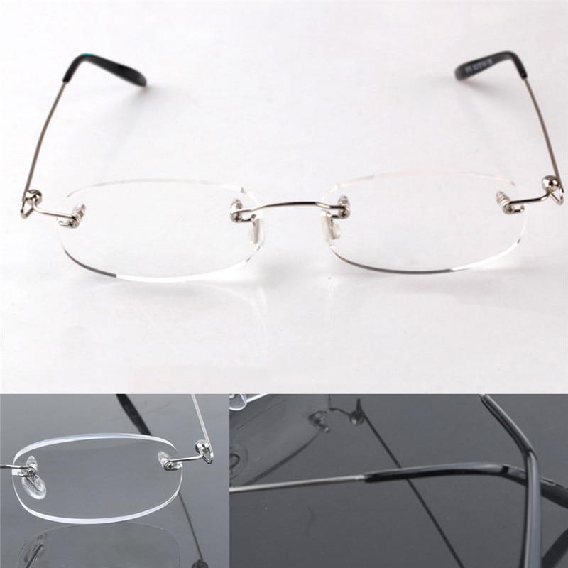 Ultralight Frameless Reading Glasses Unisex High-Definition Rimless Glasses