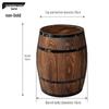 Декоративная бочка из массива дуба