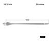 Titanium/ Stainless Steel Coffee Tea Stirring Spoon  Outdoor Kitchen Supplies