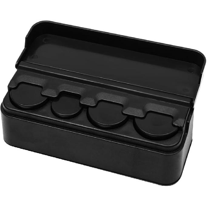 Ohleats Coin Holder for Car, Portable Mini Change Storage Box Compatible with Coins of Different Sizes, Universal Auto Coin Organizer Money