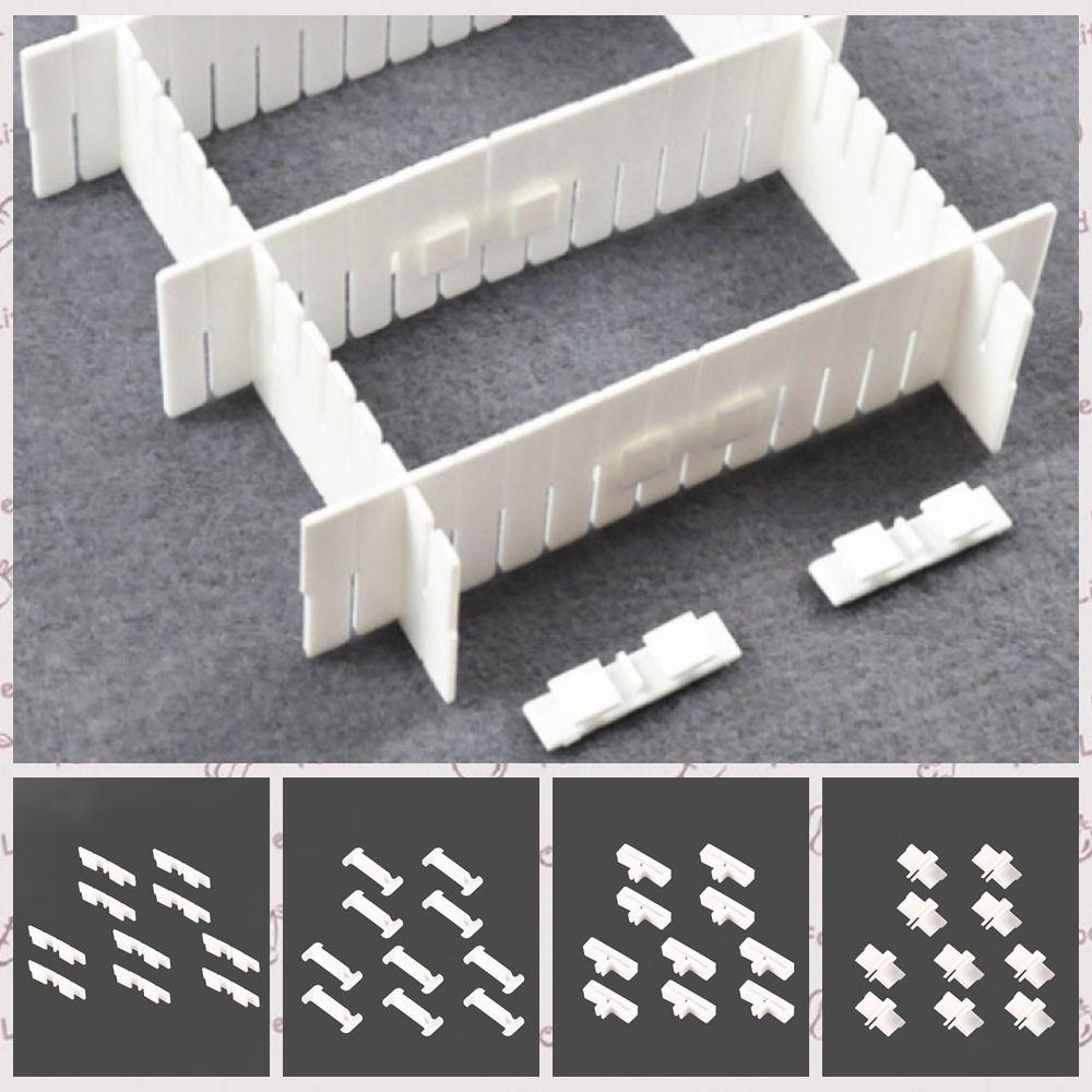 10 шт., пряжка с белым крестом, фиксирующий зажим, пластиковые аксессуары для перегородок ящика, носок
