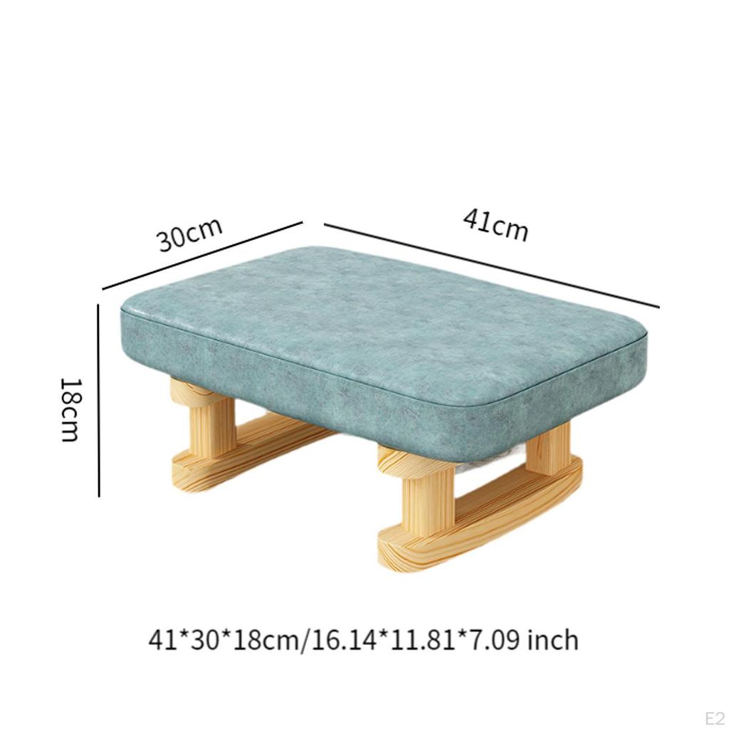 Эргономичная деревянная подставка для ног для комфорта в домашнем офисе