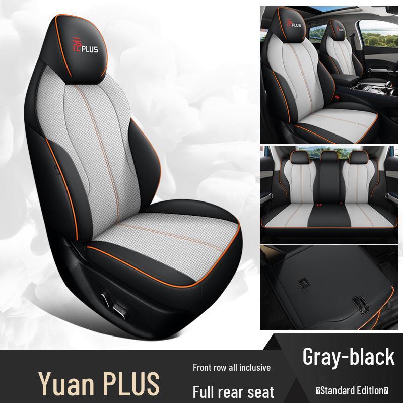 BYD Yuan PLUS All-Season Leather Seat Covers for Five-Seater Cars