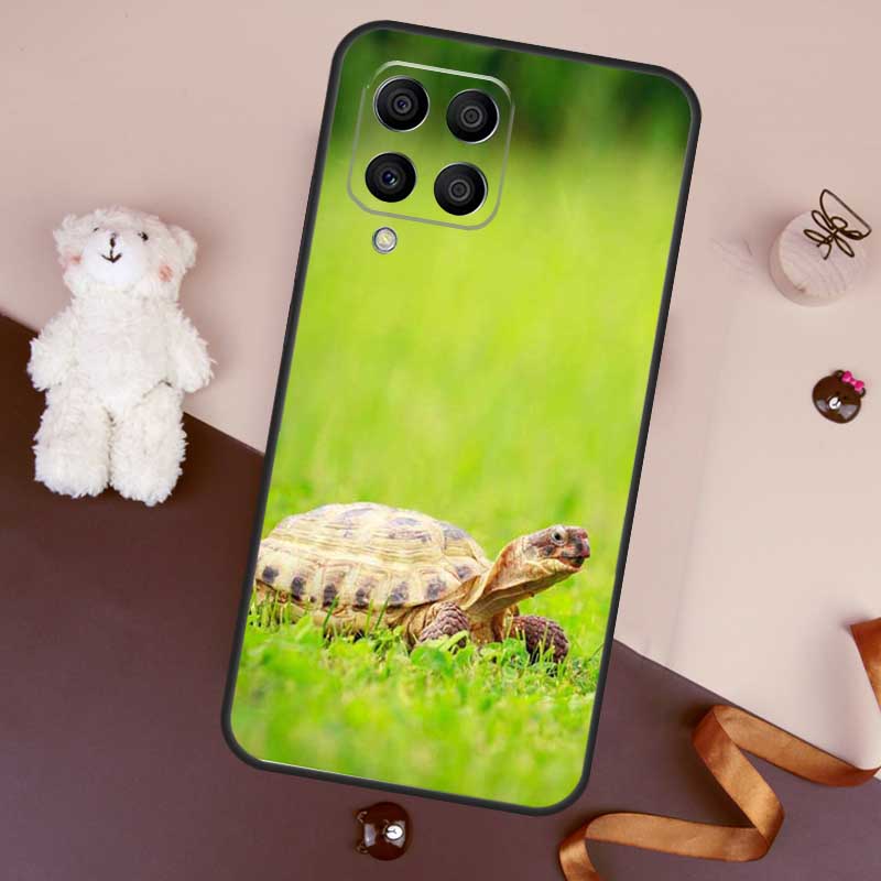 Чехол для Samsung Galaxy M06 M53 M13 M31 M11 M35 M55 M15 M56 M36 M16 M12 M32 M52 M14 M34 M54 с изображением пресноводных и морских черепах