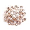 Fashion Women's Big Brooches Imitation Pearls Rhinestones Wedding Brooch Pin Jewelry Accessorise Gift