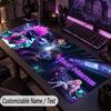 Custom Text Big Mousepad, Extended Desk Pad For Laptop Work GameLeague of Legends
