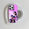 I-illit KPOP Для iPhone 15 14 13 Plus 17 16 12 11 Pro Max Матовый Цветной Серебристый Роскошный Чехол для Телефона