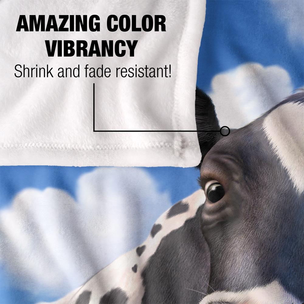 JQ Licensing Jlo Silky Cow Supersoft Blanket