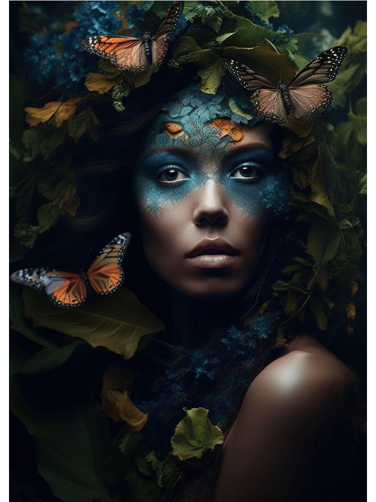 Винтажные животные в джунглях, цветы, холст, картина, печать плакатов, павлин, тукан, попугай, слон, обезьяна, настенная живопись, домашний декор для комнаты