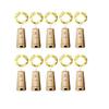 10Pcs Bottle Fairy String LED Lights Cork for Wedding Party Christmas 2M Wire