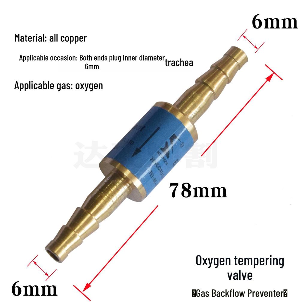 Flashback Arrestor for Acetylene, Propane & Oxygen Gas Hoses