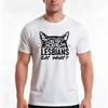 Lesbians Eat What Ii Lgbtq Ii Pride Tshirt Summer Casual Cotton Tee Oversized Streetwear Tops Vintage Graphic Print