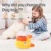 Interactive Dog Puzzle Slow Feeder Duck Shaped Dog Treat Dispenser for Small Medium Dogs Slow Feeder Dog Bowl for Training