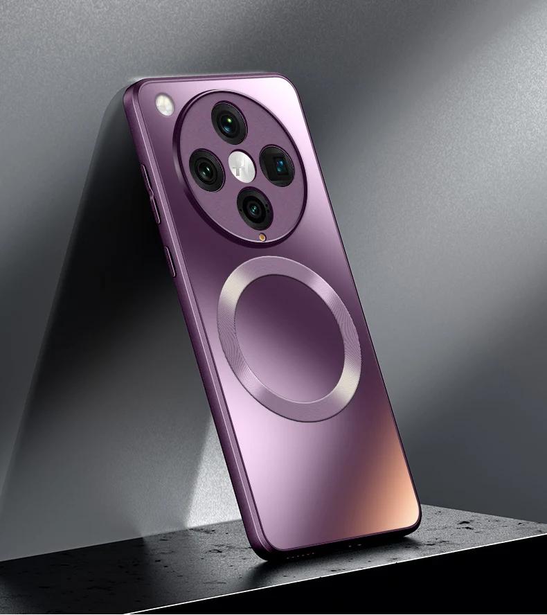 Для OPPO Find X8 Pro X7 Ultra X6 X5 Pro Беспроводная зарядка Magsafe Защитный противоударный матовый жесткий бампер из ПК для OPPO A97 A96 A93 A92S