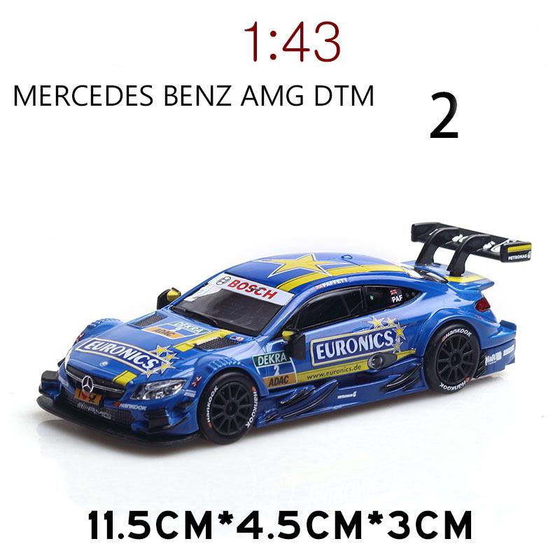 Масштаб 1/43 Benz AMG C63 DTM, литая под давлением модель автомобиля, игрушечный автомобиль с откатным механизмом для детей, коллекция подарков для мальчиков и девочек