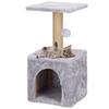 Arbre À Chat - Springos® - 62 Cm - Niche Intégrée - Jouet Suspendu - Poteau En Sisal