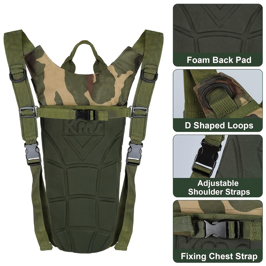 For sports use101.44Ounce hydration backpack is suitable for hiking, running, and outdoor hydration101.44Ounce water bags are suitable for hydration
