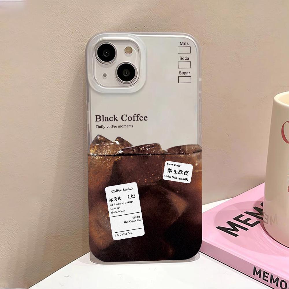 Модный кофейный силиконовый чехол для телефона iPhone 13 Pro Max, чехол для iPhone 11 12 14 15 Pro Max Plus 12 13 Mini, противоударный чехол