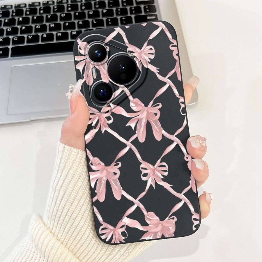 For Huawei Pura 70 Case Pura 70 Pro Back Cover Flower Slim Soft Silicone Funda Huawei Pura 70 Pro+ Shockproof Capa