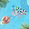 Travel Friendly Swimming Rings Swimming Rings Large Inflatable Swimming Rings for Relaxing Water Experiences