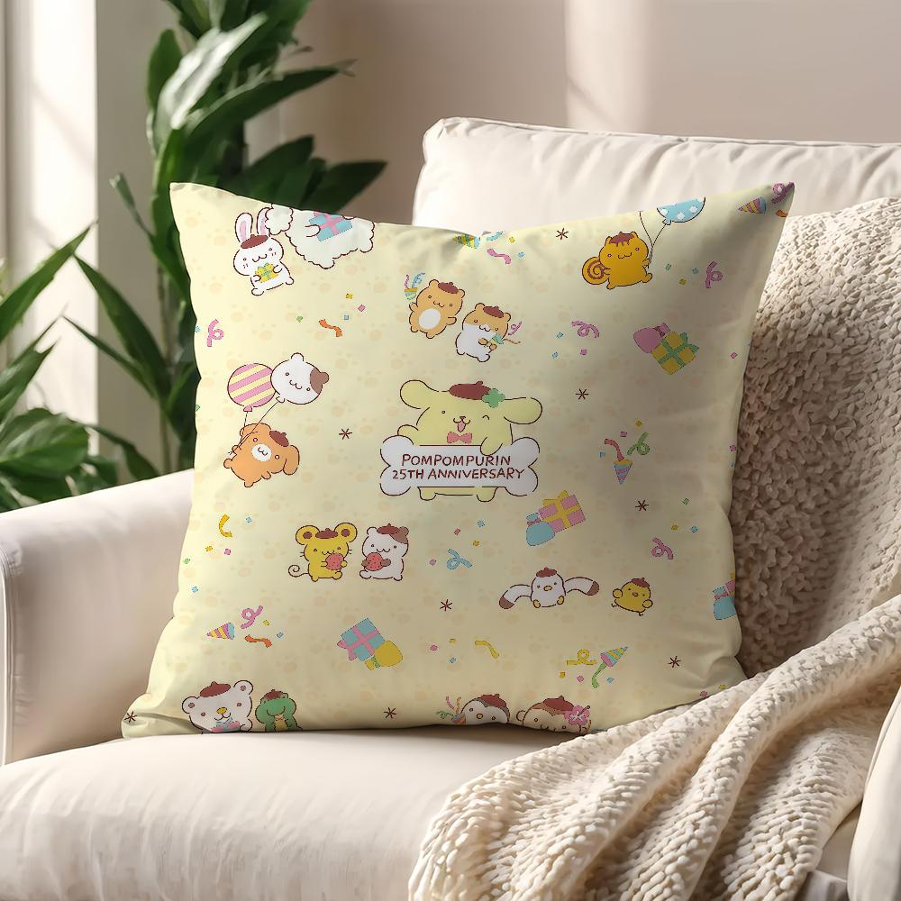 PPompompurin Cute cushion cover For Pillow Printing Sofa Decoration Home Car Room Coffee Shop Office Nordic Simplicity