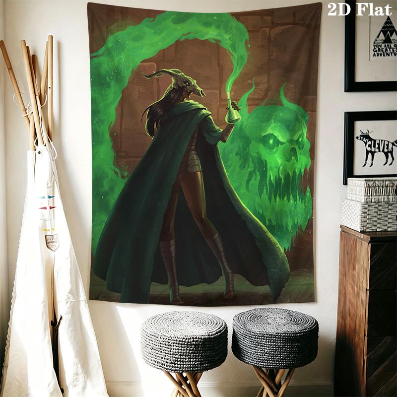 Slay the Spire The Watcher Pattern Home Decor Tapestry, Wall Hanging, Decorative RV Wall Cloth.NGT0928515