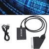 Plug and Play Адаптер SCART на HDMI с поддержкой разрешения 720P 1080P для ЭЛТ-телевизоров, DVD-плееров, игровых консолей