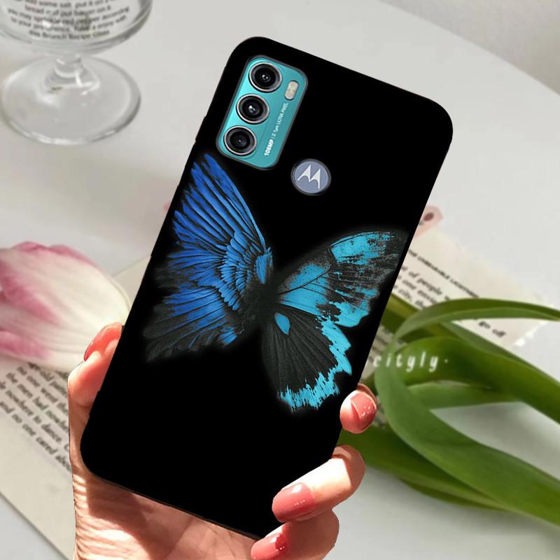 Чехол для Motorola Moto G60 Роскошный Ударопрочный Мягкий Силикон Черный Бампер Задняя Крышка Телефона Для Moto G40 Fusion G41 G31 G30 Fundas