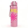 1PC Ibiza Spain Flower Logo 750ml Color Plastic Sports Water Bottle Leakproof Flip Straw Lid Suitable for Sports Office Home Use