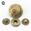 1Set Press Studs Fasteners Clothing Snap Buttons Garment DIY Metal Sewing Accessories Leather Craft