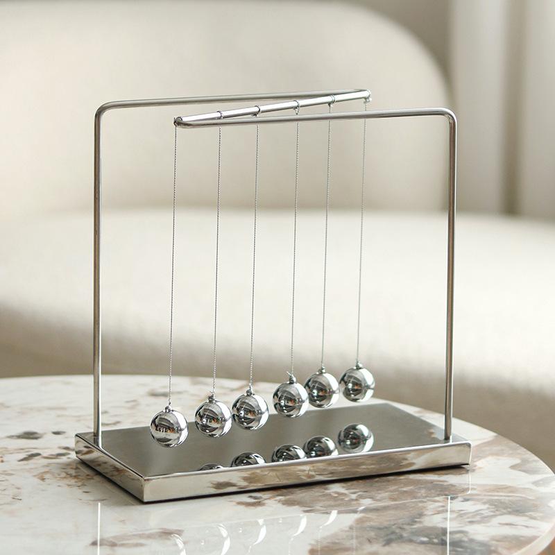 Ins Style Light Luxury Modern Newton Pendulum Ball Billiards Ornaments Entrance Shoe Cabinet Wine Cabinet Study Desk Soft Decoration