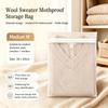 Rectangular Clothing Storage Bag Anti Yellowing Clothing Organizer  For Bedroom Wardrobe