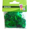 Paillettes plates - GRAINES CREATIVES BY PW - Vert - 6 mm - Sachet de 30 grammes - Perforés au centre