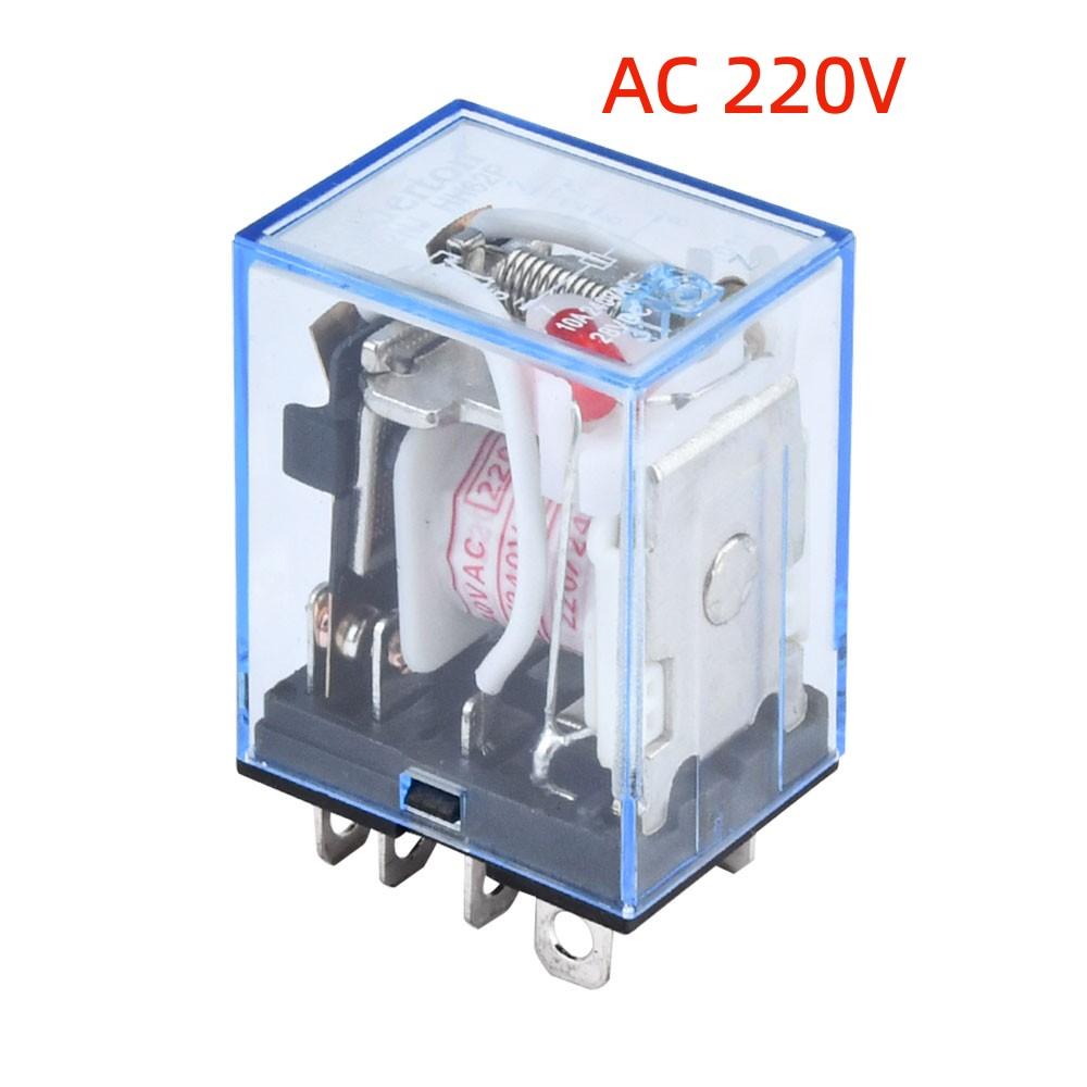 LY2NJ HH62P HHC68A-2Z Electronic Micro Mini Electromagnetic Relay 10A 8PIN Coil DPDT DC 12V 24V AC 220V