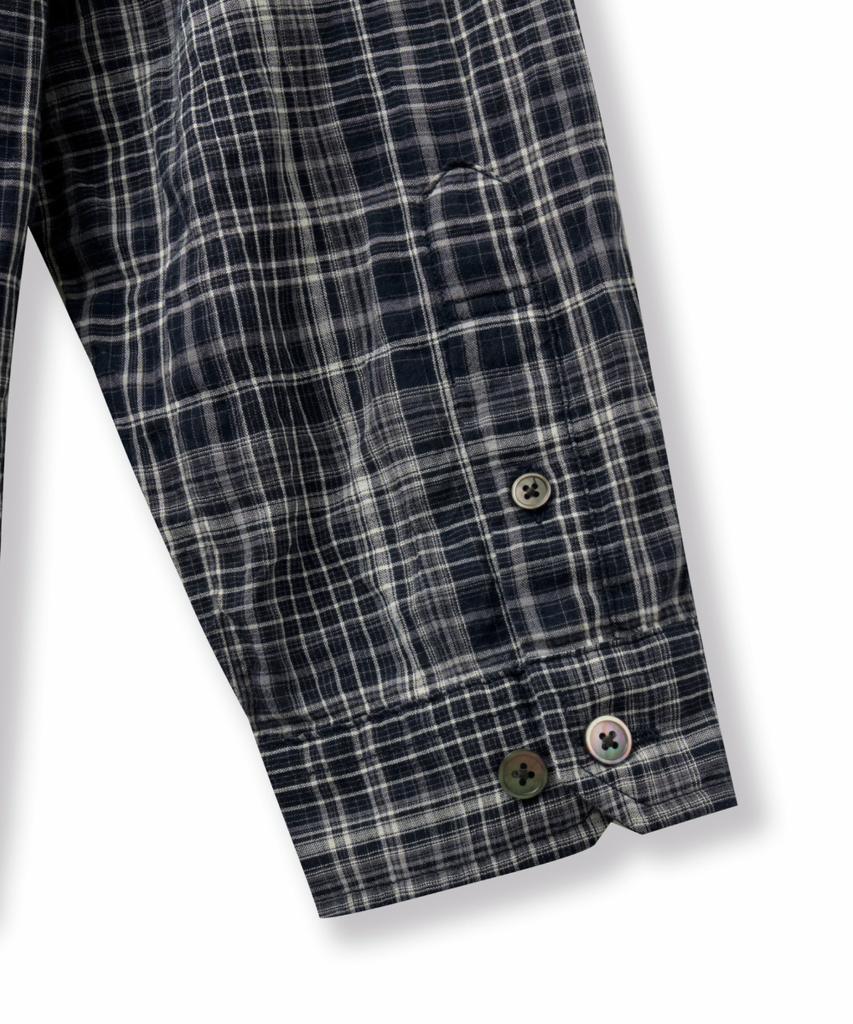 ASP Sheer Check Shirt - Navy