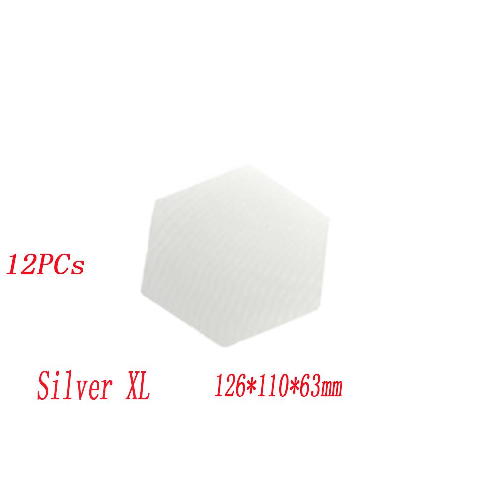 6/12Pcs Hot Art Safety Mirror Wall Sticker Mural Decals Home Decor Geometric Hexagon