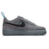 Nike Кроссовки Air Force 1 Low Cut Out Swoosh Дымчато-серые GS DQ1097-001