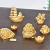 Feng Shui Auspicious Fa Cai Money Tree Gold Ingot Bag Lucky Fortune Spring Festi