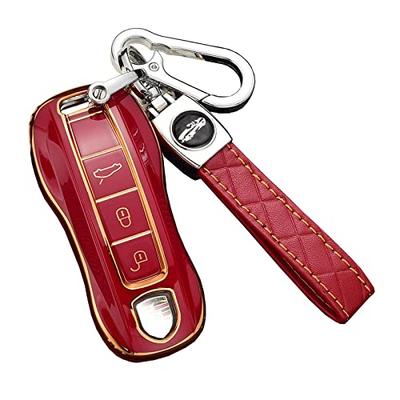 Полый чехол для смарт-ключа Porsche, чехол для ключа, держатель для ключа, модный, роскошный, устойчивый к царапинам