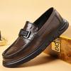 Мужская кожаная обувь для внешней торговли, британская деловая повседневная обувь, летняя полая кожаная поверхность, для вождения, для улицы, нарядная, модная мужская обувь