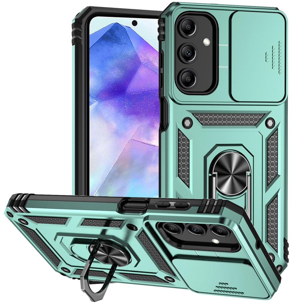 For Samsung Galaxy A35 5G Case Camera Slide Protector Kickstand Shockproof Phone Cover