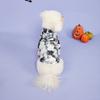 Dog Clothes Halloween Shirts Dog Doggy Cool Ghost Pattern Hoodie Dog Clothes Dog Sweatshirts Apparel Pet Turtleneck Puppy for D